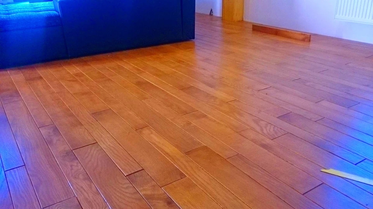 Nova drevena podlaha lakovana